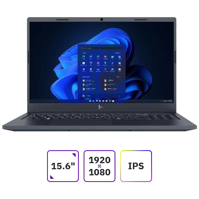 Ноутбук 15.6" F+ Flaptop i, черный (FLTP-5i5-16512-w)
