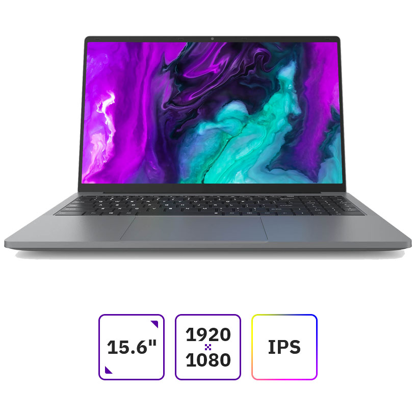 Ноутбук 15.6" Hiper Dzen N1567RH, серебристый (7QEKD4OD)