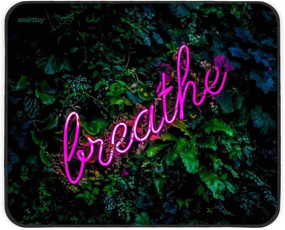 

Коврик для мыши Smartbuy Breathe S-size, 280x230x3мм, рисунок (SBMP-108-BR), Breathe S-size