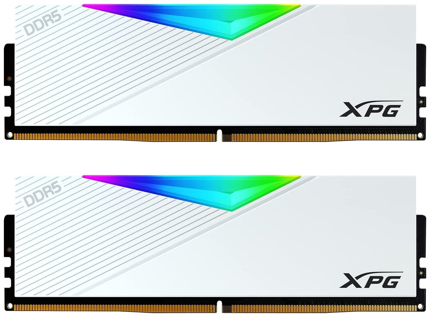 Комплект памяти DDR5 DIMM 32Gb (2x16Gb), 6400MHz ADATA (AX5U6400C3232G-DCLARWH)