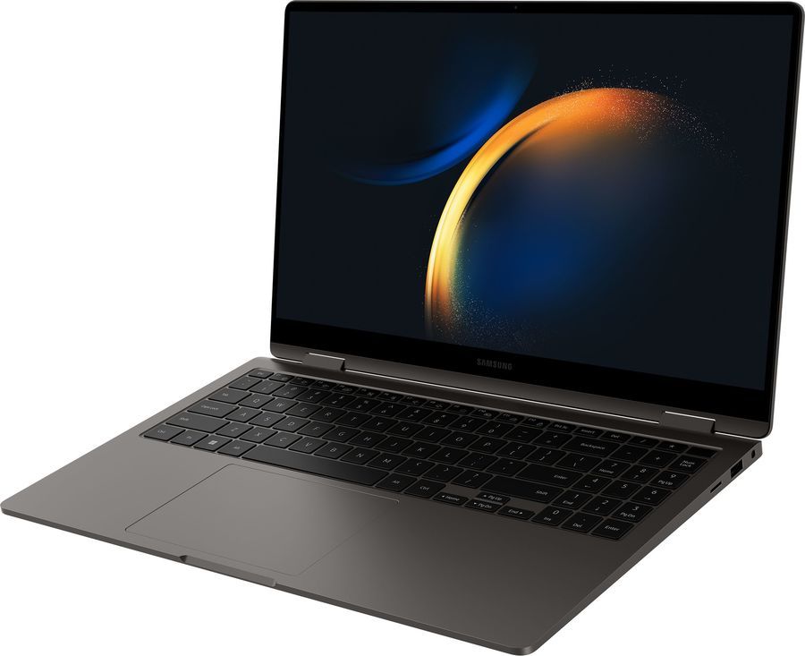 

Ноутбук SAMSUNG Galaxy Book 3 360 NP750 15.6" AMOLED 1920x1080 Touch, Intel Core i5 1340P 1.9 ГГц, 16Gb RAM, 512Gb SSD, W11, темно-серый (NP750QFG-KA2IN), NP750