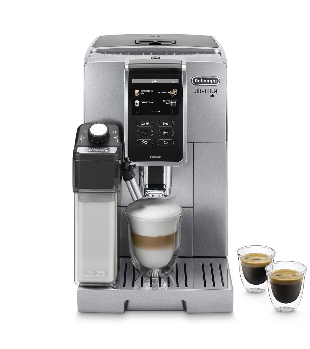 

Кофемашина DELONGHI Dinamica Plus, молотый/зерновой, 1.8 л, дисплей, 1.45 кВт (ECAM370.95.S)