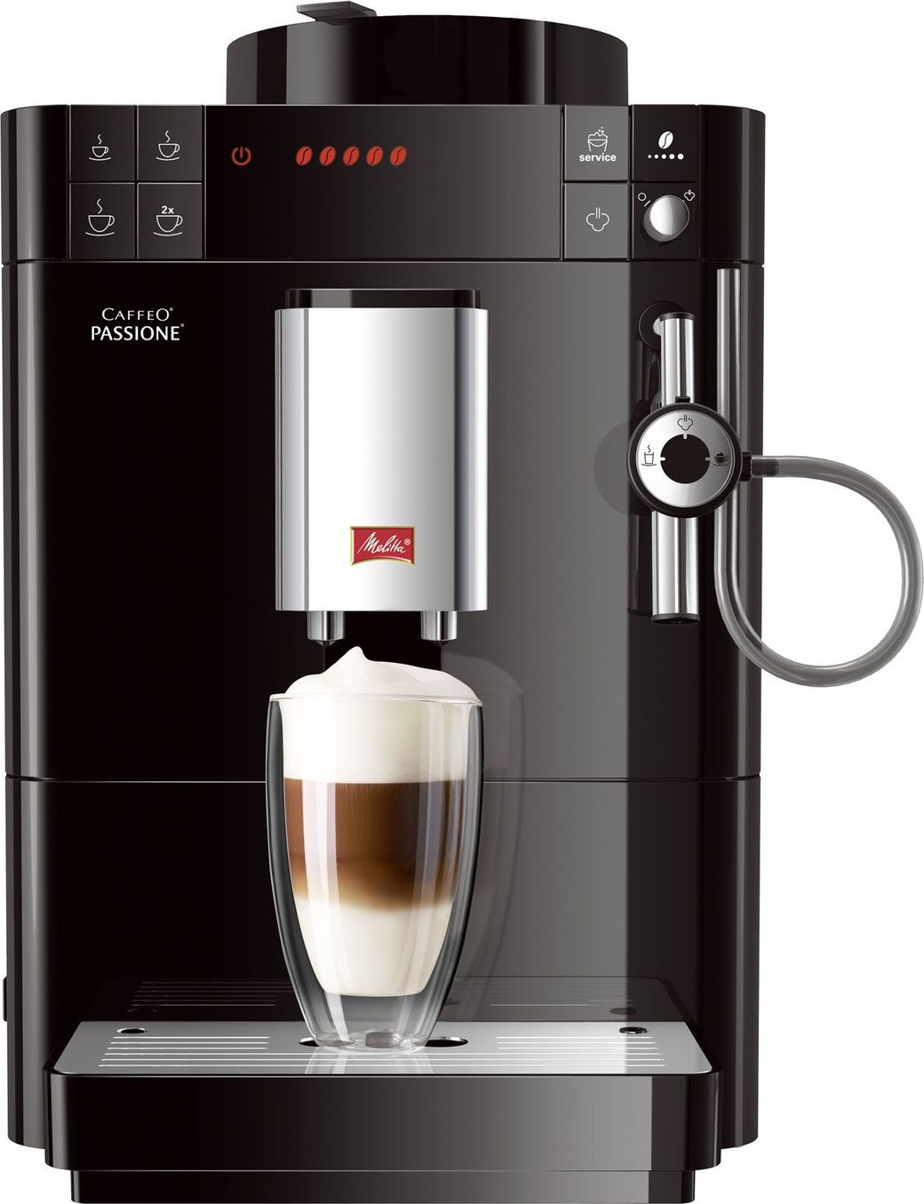 Кофемашина Melitta Caffeo, зерновой, 1.2 л, черный, 1.45 кВт (F530-102)