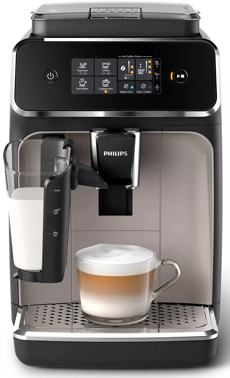 Кофемашина Philips, зерновой, 1.8 л, дисплей, черный, 1.5 кВт (EP2235/40)