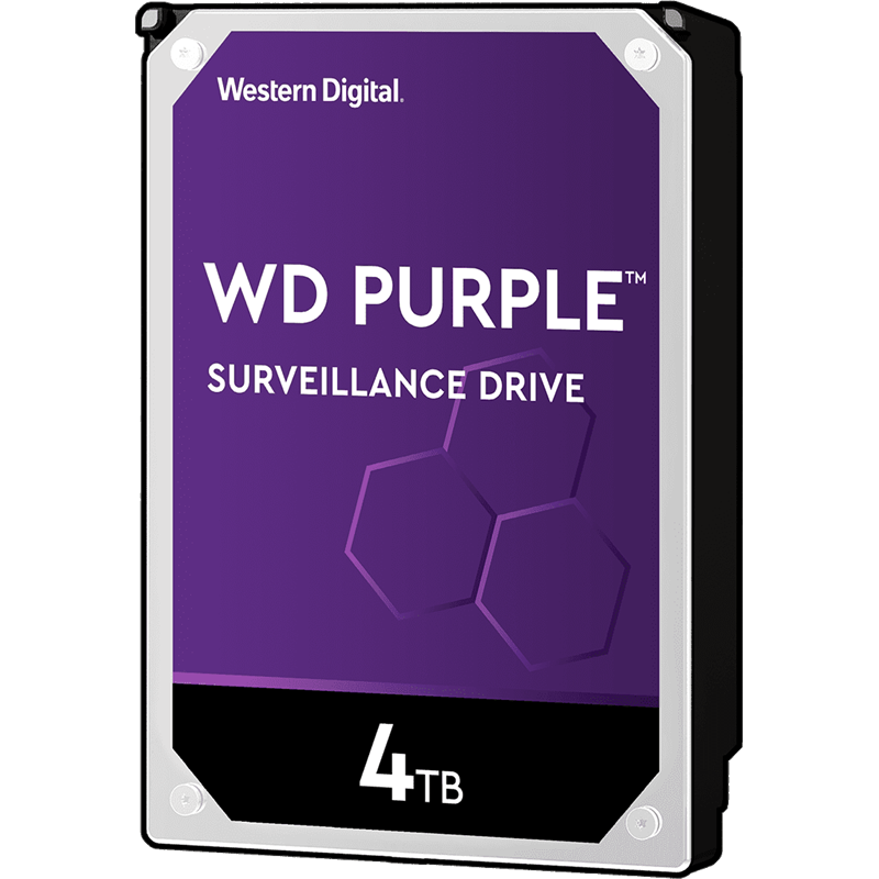 

Жесткий диск (HDD) Western Digital 4Tb Purple, 3.5", 5400rpm, 64Mb, SATA3 (WD40PURX)