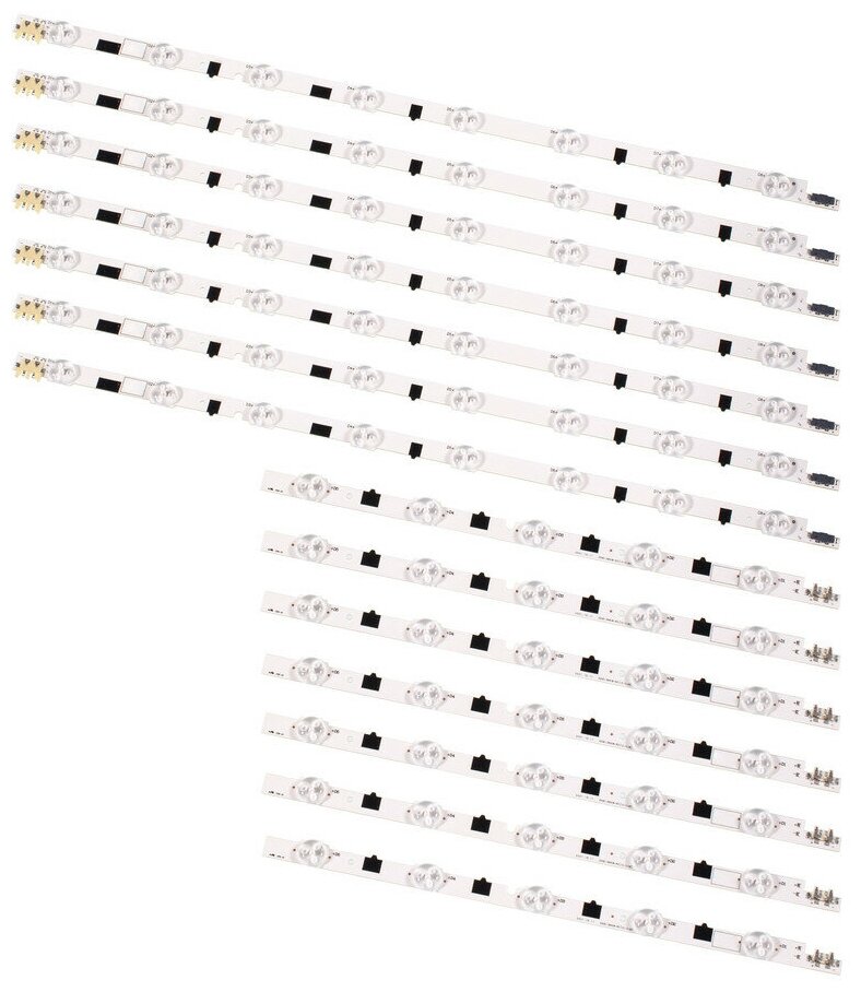 Светодиодная подсветка Samsung UE39F, 2013SVS39F, D2GE-390SCA-R3, D2GE-390SCB-R3 (комплект, 14 шт) (2013SVS39F)