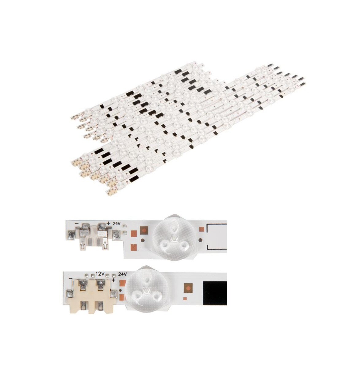 Светодиодная подсветка Samsung UE40F, 2013SVS40F, BN96-25304A, BN96-25305A, D2GE-400SCA-R3, D2GE-400SCB-R3 (комплект, 14 шт) (2013SVS40F)