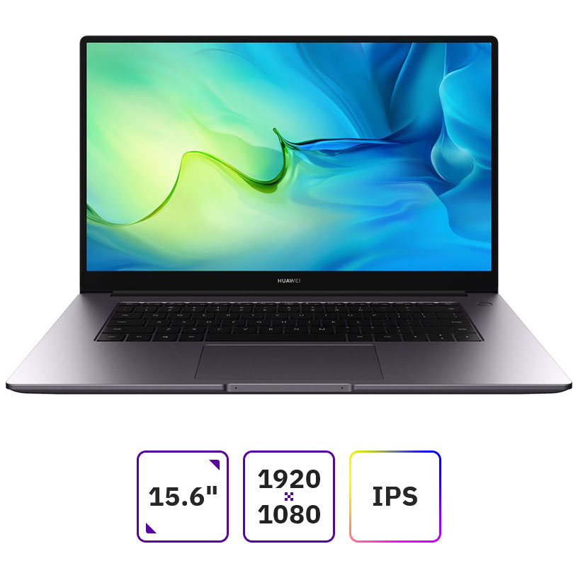 Ноутбук 15.6" Huawei MateBook D 15 53013ERT, серый (53013ERT)