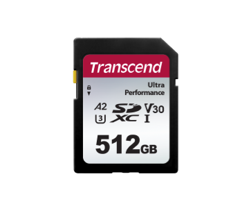 Карта памяти 512Gb SDXC Transcend SDC340S Class 10 UHS-I U3 V30 A2 (TS512GSDC340S)