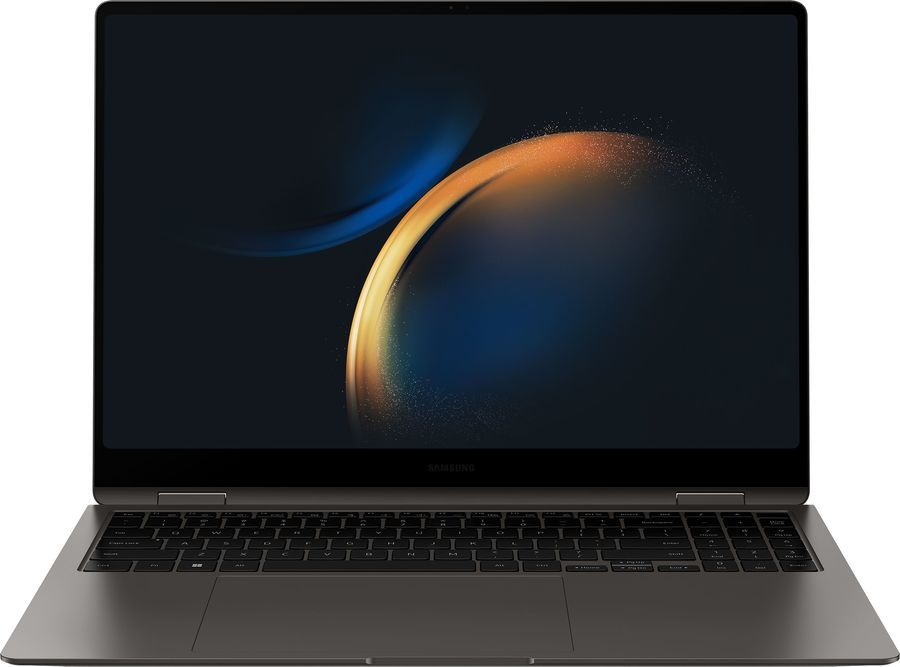 

Ноутбук SAMSUNG Galaxy Book 3 Pro 360 NP960 16" AMOLED 2880x1800 Touch, Intel Core i7 1360P 2.2 ГГц, 16Gb RAM, 1Tb SSD, W11, темно-серый (NP960QFG-KA3IN), NP960