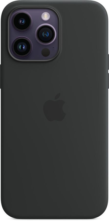 

Чехол-накладка Apple Silicone Case with MagSafe для смартфона Apple iPhone 14 Pro Max, силикон, черный (MPTP3FE/A)