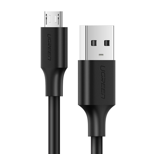 

Кабель-переходник (адаптер) USB-Micro USB, экранированный, быстрая зарядка, 2 м, черный, UGREEN US289 (60138_), US289