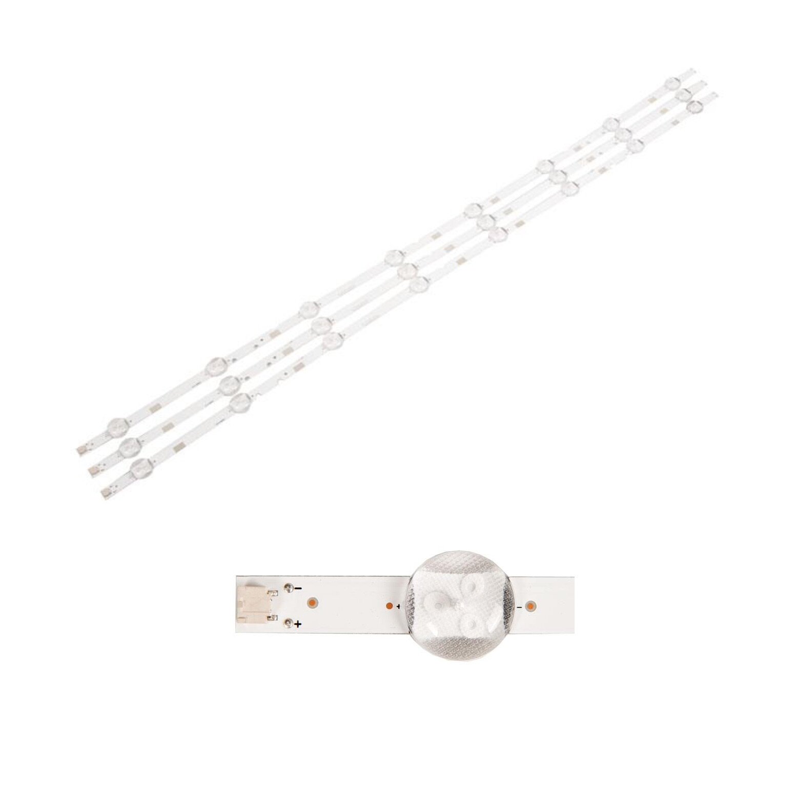 Светодиодная подсветка Samsung UE40J, UE40M, BN96-37622A, V5DN-395SM0-R2 (комплект, 3 шт) (BN96-37622A)