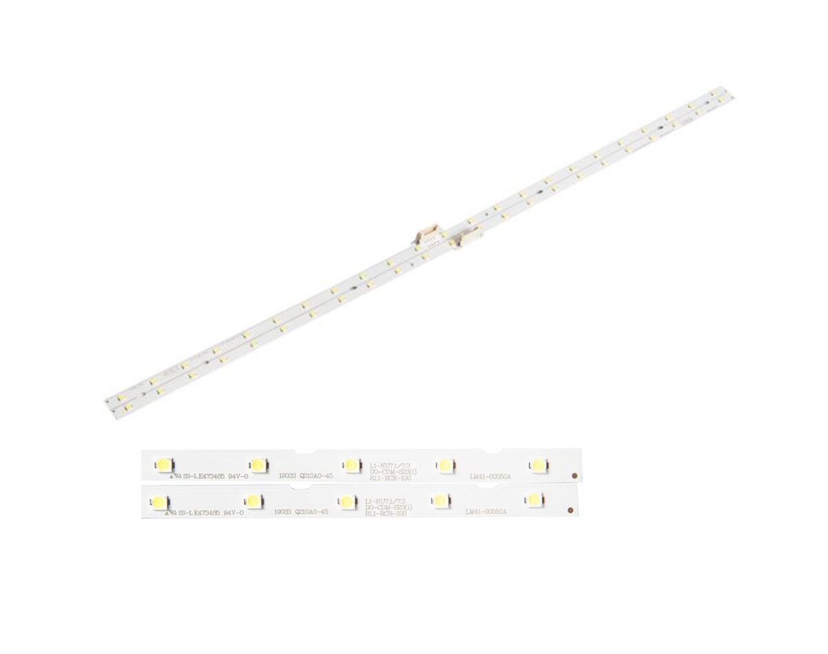 Светодиодная подсветка Samsung UE40NU, UE40RU, UE40N, AOT_40_NU7100, BN96-45955A, 2x23LED (комплект, 2 шт) (BN96-45955A)