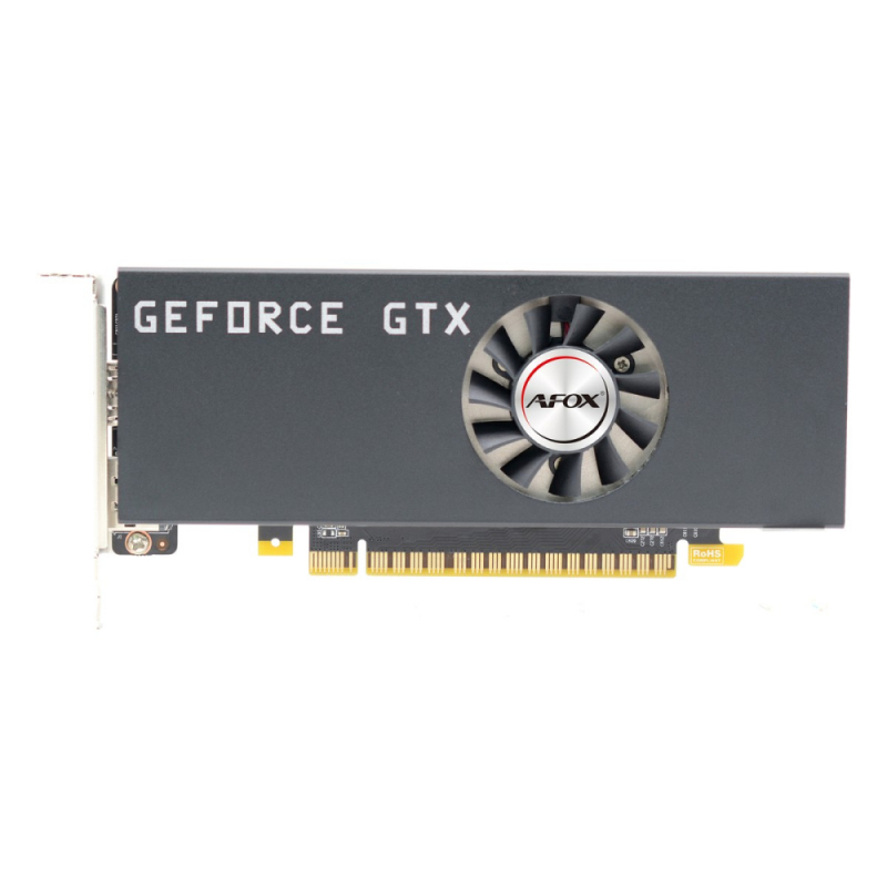 Видеокарта AFOX NVIDIA GeForce GTX 1050ti Single Fan , 4Gb DDR5, 128 бит, PCI-E, HDMI, DP, Retail (AF1050TI-4096D5L5) - фото 1