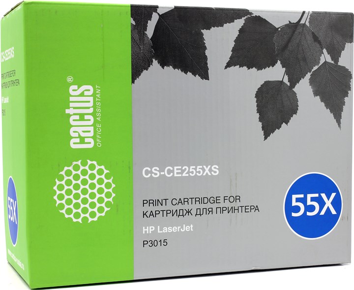 

Набор картриджей лазерный Cactus CS-CE255XS-2 (CE255X/CE255X), черный, 12500 страниц, 2 шт., совместимый для LaserJet Enterprise 500 M525dn / 500 M525f / M525c / P3015 / P3015d / P3015dn / P3015x/LJ Pro M521dn / M521dw/LaserJet Enterprise 500 M525dn / 500