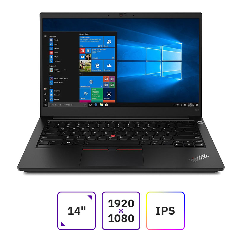 

Ноутбук Lenovo ThinkPad E14 G2 14" IPS 1920x1080, AMD Ryzen 3 4300U 2.7 ГГц, 8Gb RAM, 256Gb SSD, W10Pro, черный (20T6006QMH)