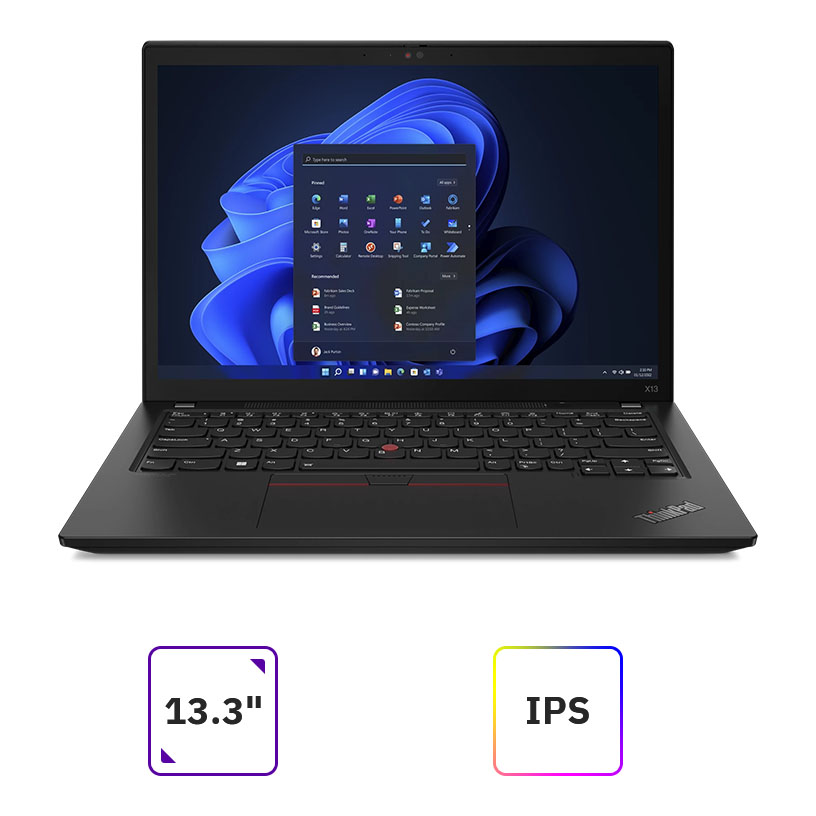 Ноутбук 13.3" Lenovo ThinkPad X13 G3, черный (21BN0011US) Английская клавиатура!