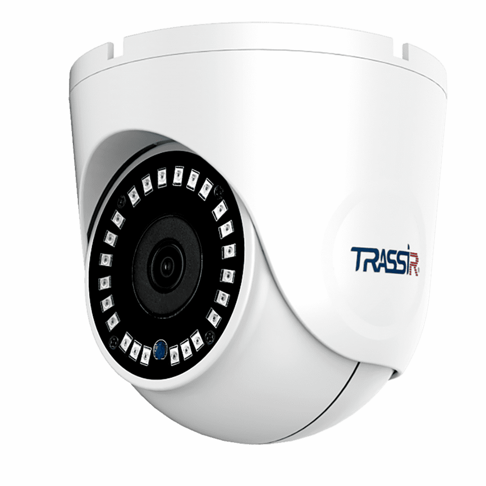 

IP-камера Trassir Trend TR-D8151IR2 v2 2.8 2.8 мм, уличная, купольная, 5Мпикс, CMOS, до 2592x1920, до 15 кадров/с, ИК подсветка 25м, POE, -40 °C/+60 °C, белый (TR-D8151IR2 v2 2.8), TR-D8151IR2 v2 2.8