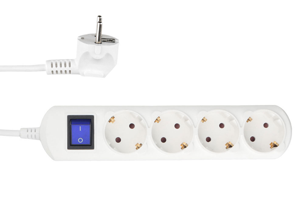 

Удлинитель PowerCube КУБ, 4-розетки, 1.5 м, белый (PC-5B-1,5M )
