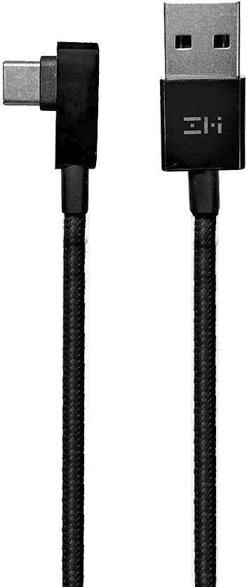 

Кабель-переходник (адаптер) USB-USB Type-C, OTG, прямой/угловой, 1.5 м, черный, ZMI AL755 (AL755 BLACK), AL755
