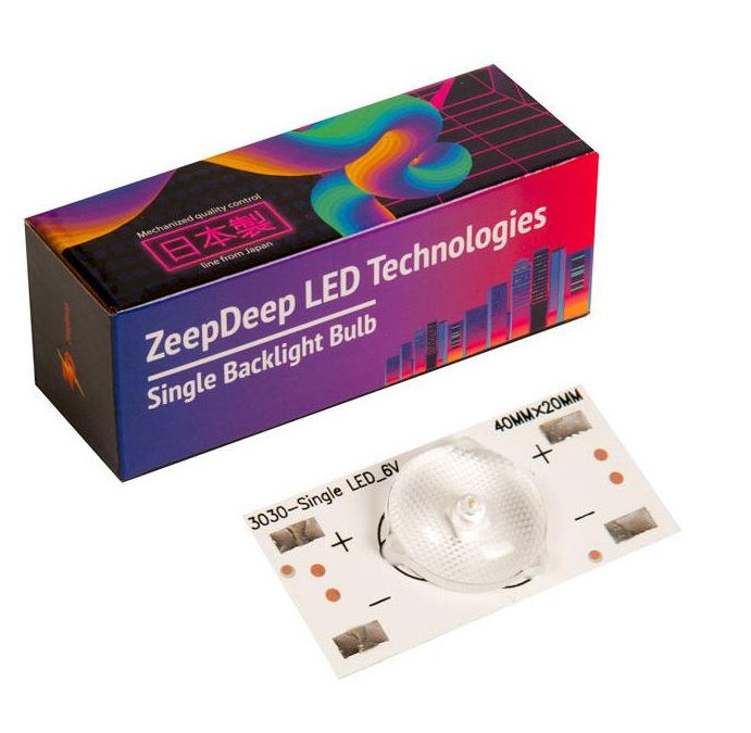 Светодиодная подсветка универсальная (6 В) ZeepDeep LED (3030-SingleLED_6V)