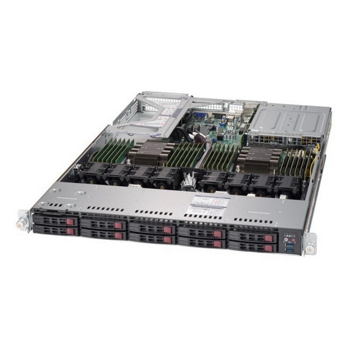 

Серверная платформа SuperMicro 1029U-TRTP, 2xSocket3647, 24xDDR4, 10x2.5 HDD HS, 2x10G SFP+, IPMI, Redundant 2x750 Вт, 1U (SYS-1029U-TRTP), 1029U-TRTP