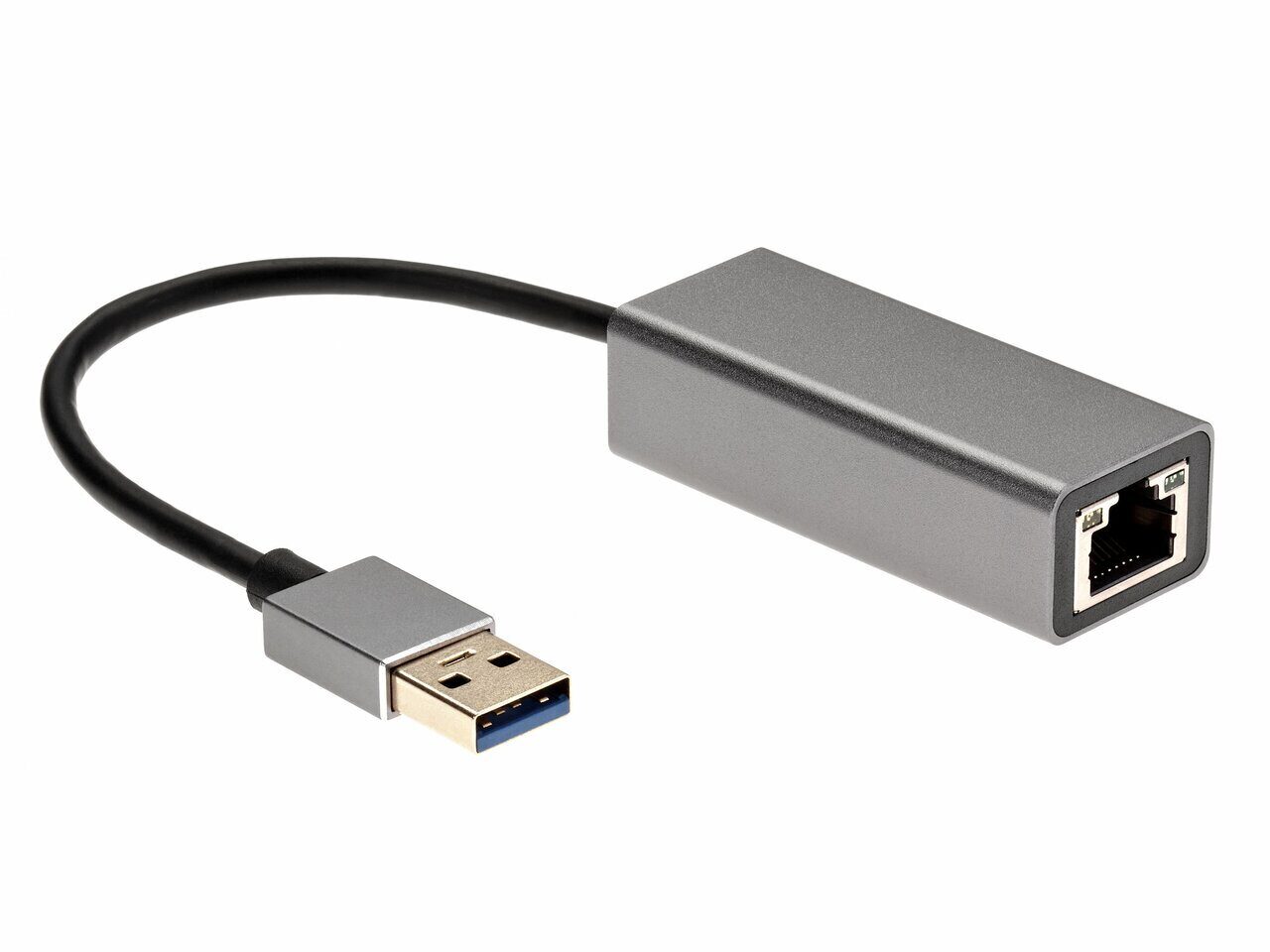 Сетевая карта iOpen, 1xRJ-45, 1 Гбит/с, USB 3.0, Retail (ADU312M)