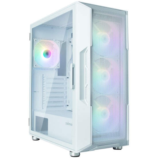 Корпус Zalman I3 NEO WHITE, ATX, Midi-Tower, 2xUSB 3.0, RGB подсветка, белый, без БП (I3 NEO WHITE)