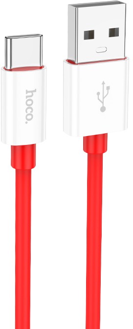

Кабель USB-USB Type-C, 3А, 1 м, красный, HOCO magic X87 (6931474783257), X87