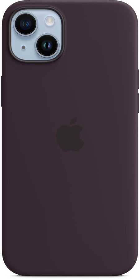 

Чехол-накладка Apple Silicone Case with MagSafe для смартфона Apple iPhone 14 Plus, силикон/микрофибра, баклажановый (MPT93FE/A)