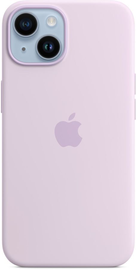

Чехол-накладка Apple Silicone Case with MagSafe для смартфона Apple iPhone 14, силикон/микрофибра, лиловый (MPRY3FE/A)