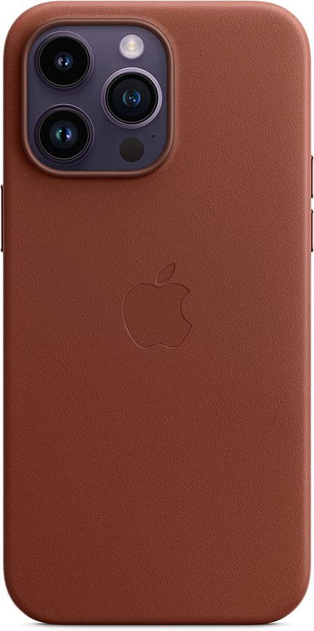 

Чехол-накладка Apple Leather Case with MagSafe для смартфона Apple iPhone 14 Pro Max, натуральная кожа, коричневый (MPPQ3ZM/A)