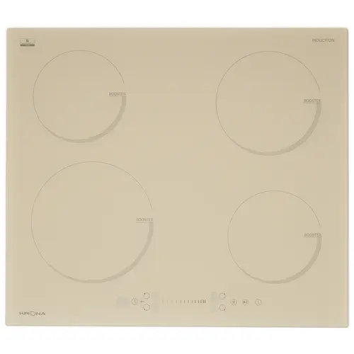Индукционная варочная панель Krona VENTO 60 IV 4 конфорки, слоновая кость