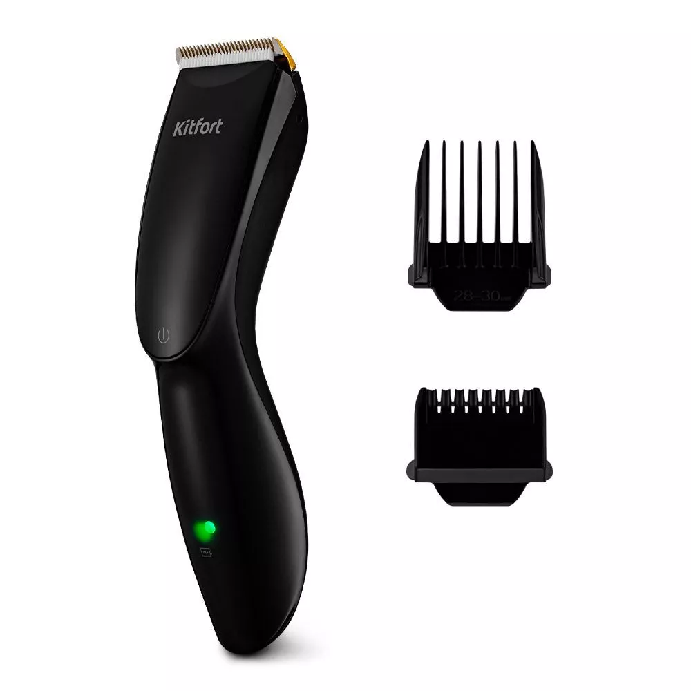 

Машинка для стрижки Kitfort КТ-3117, режимов 1, насадок 7, длина шнура 1.7 м, черный (КТ-3117), КТ-3117