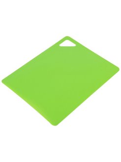 Доска разделочная Mallony, пластик, зеленый (003519)