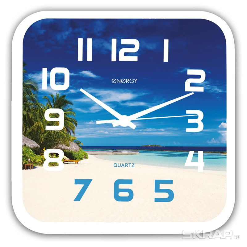 Настенные часы ENERGY ЕС-99, 1xAA, принт (009472)