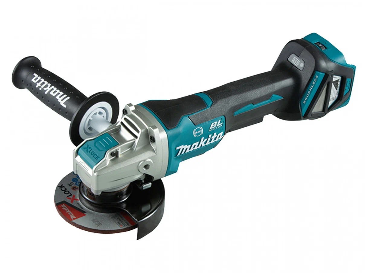 

УШМ (болгарка) Makita DGA469Z, аккумуляторная, 2.7 кВт, 11.5 см, 8500 об/мин, Li-Ion, регулировка частоты вращения, 3.1 кг (DGA469Z), поставляется без аккумуляторов и зарядного устройства, DGA469Z