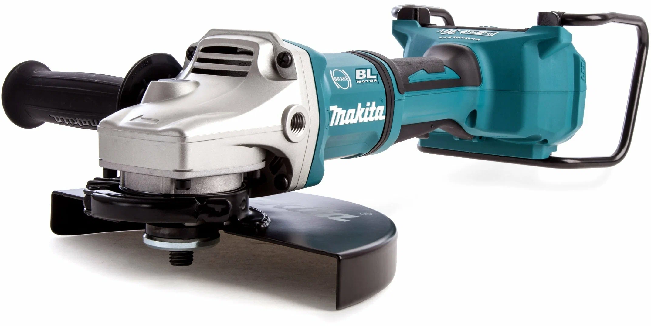 

УШМ (болгарка) Makita DGA900Z, аккумуляторная, 2.7 кВт, 23 см, 6000 об/мин, Li-Ion, 36 В, регулировка частоты вращения, 5.2 кг (DGA900Z), поставляется без аккумуляторов и зарядного устройства, DGA900Z