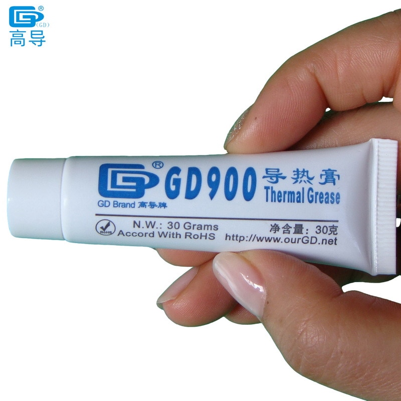 

Термопаста GD900 ST30, 4.8 Вт/м·К, коробка, 30 г, серый (GD900), ST30
