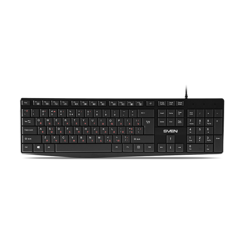 Клавиатура Sven KB-S305, USB, черный