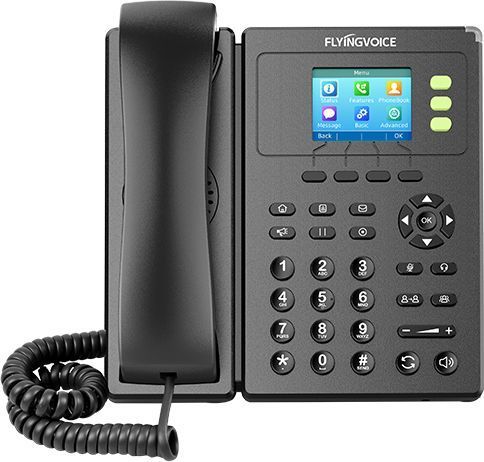 

VoIP-телефон FLYINGVOICE FIP-11СP, 3 линии, 3 SIP-аккаунта, цветной дисплей, PoE, черный (FIP-11СP), FIP-11СP