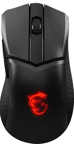 

Мышь беспроводная MSI Clutch GM31 , 12000dpi, оптическая светодиодная, USB/Радиоканал, черный (S12-4300980-CLA), Clutch GM31