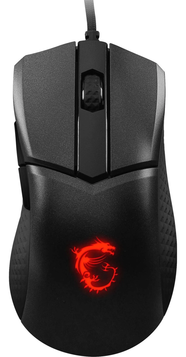 Мышь проводная MSI Clutch GM31, 12000dpi, оптическая светодиодная, USB, черный (S12-0402050-CLA)