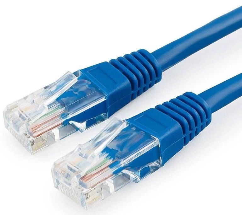Патч-корд Premier UTP, кат.5e, 5 м, RJ45-RJ45, синий (PP12-5M/B)
