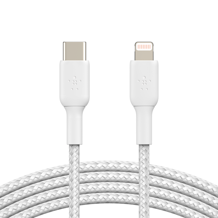 Кабель USB Type-C-Lightning 8-pin, 1 м, белый Belkin CAA004BT1MWH