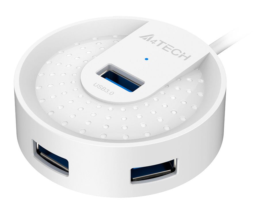 

Концентратор A4Tech HUB-30, 4xUSB 3.0, белый, HUB-30