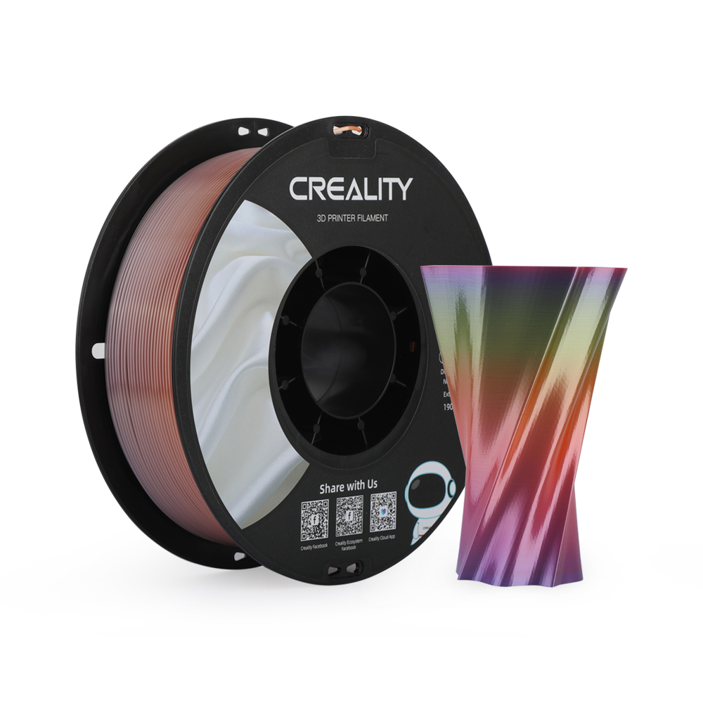 

Пластик Creality CR-Silk, Silk, радужный для 3D принтера (3301120003)