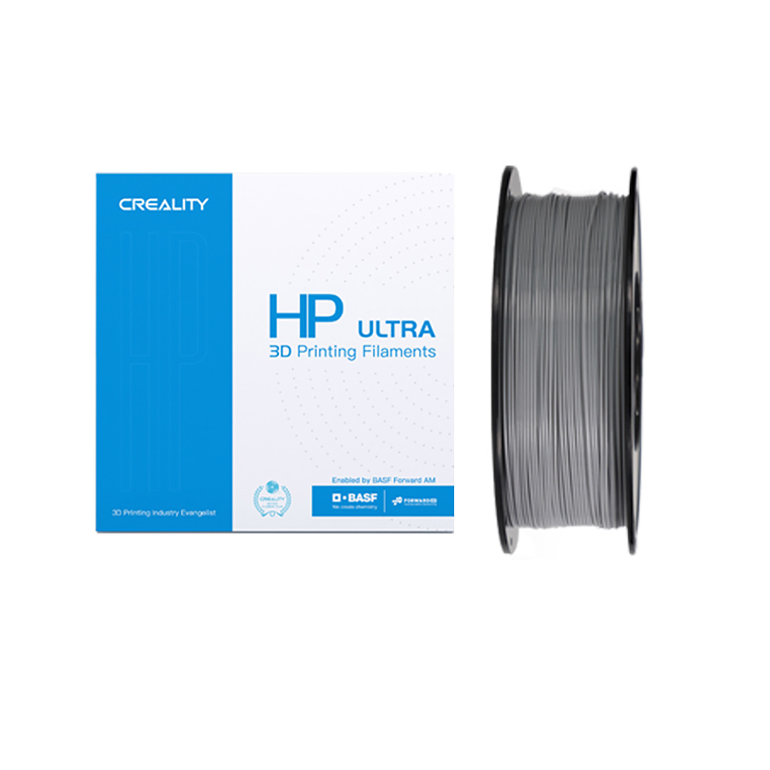 

Пластик Creality HP ULTRA PLA, PLA, серый для 3D принтера (3301010282)