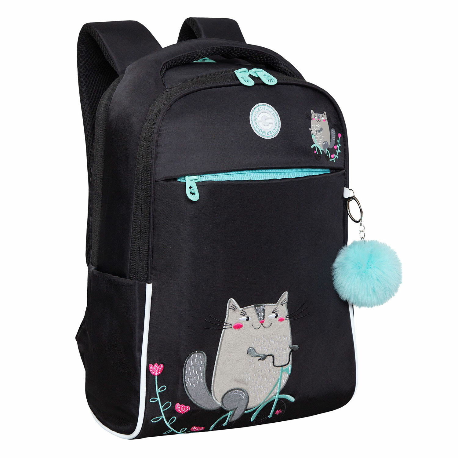

Рюкзак GRIZZLY RG-67 HAPPY CAT, анатомическая, вентилируемая спинка, 2 отделения, черный (RG-367-3/3)